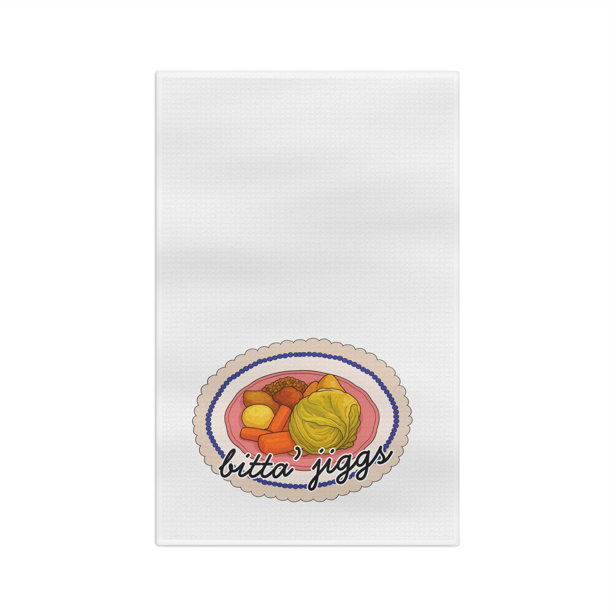 Bitta' Jiggs – Newfoundland Jiggs Dinner Tea Towel
