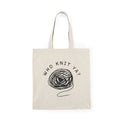 Who Knit Ya? – Newfoundland Slang Tote Bag (Doodle Edition)