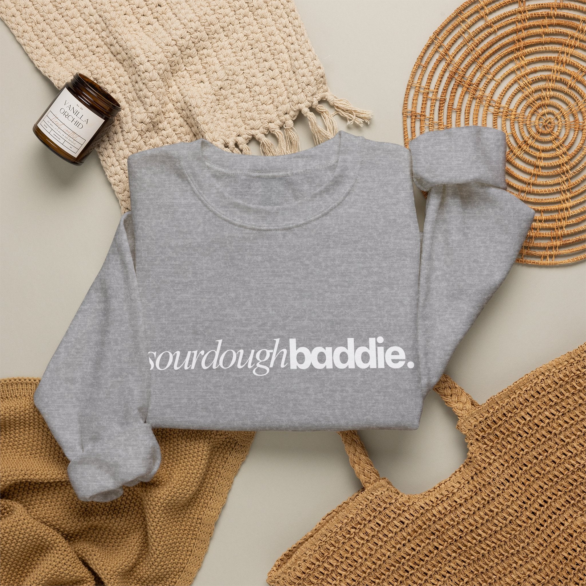 Sourdough Baddie Crewneck Sweatshirt