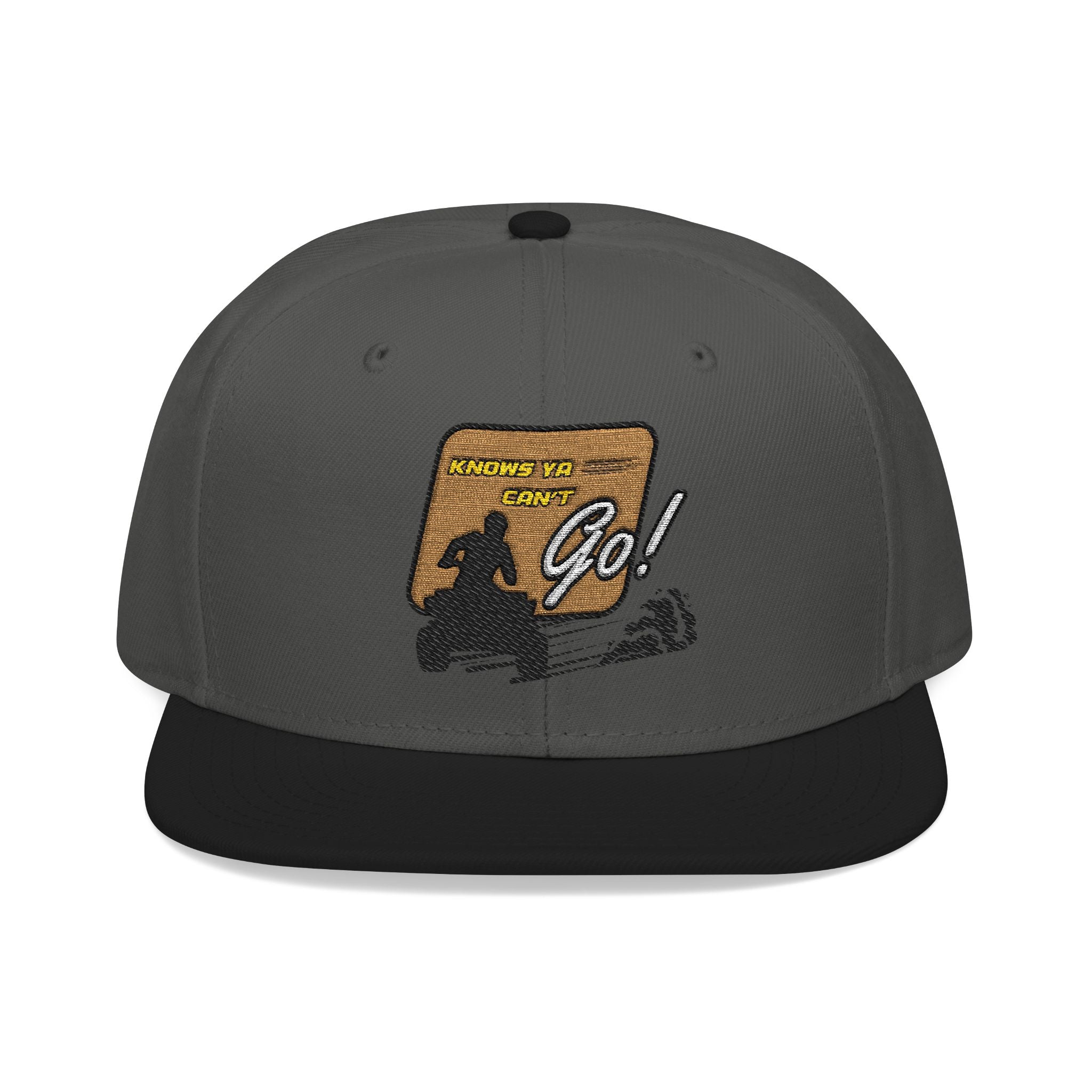 Knows Ya Can't Go! – Newfoundland Slang Snapback Baseball Cap