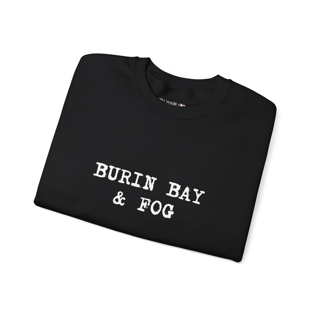 Burin Bay & Fog – Colin Hollett Crewneck Sweatshirt (Black)