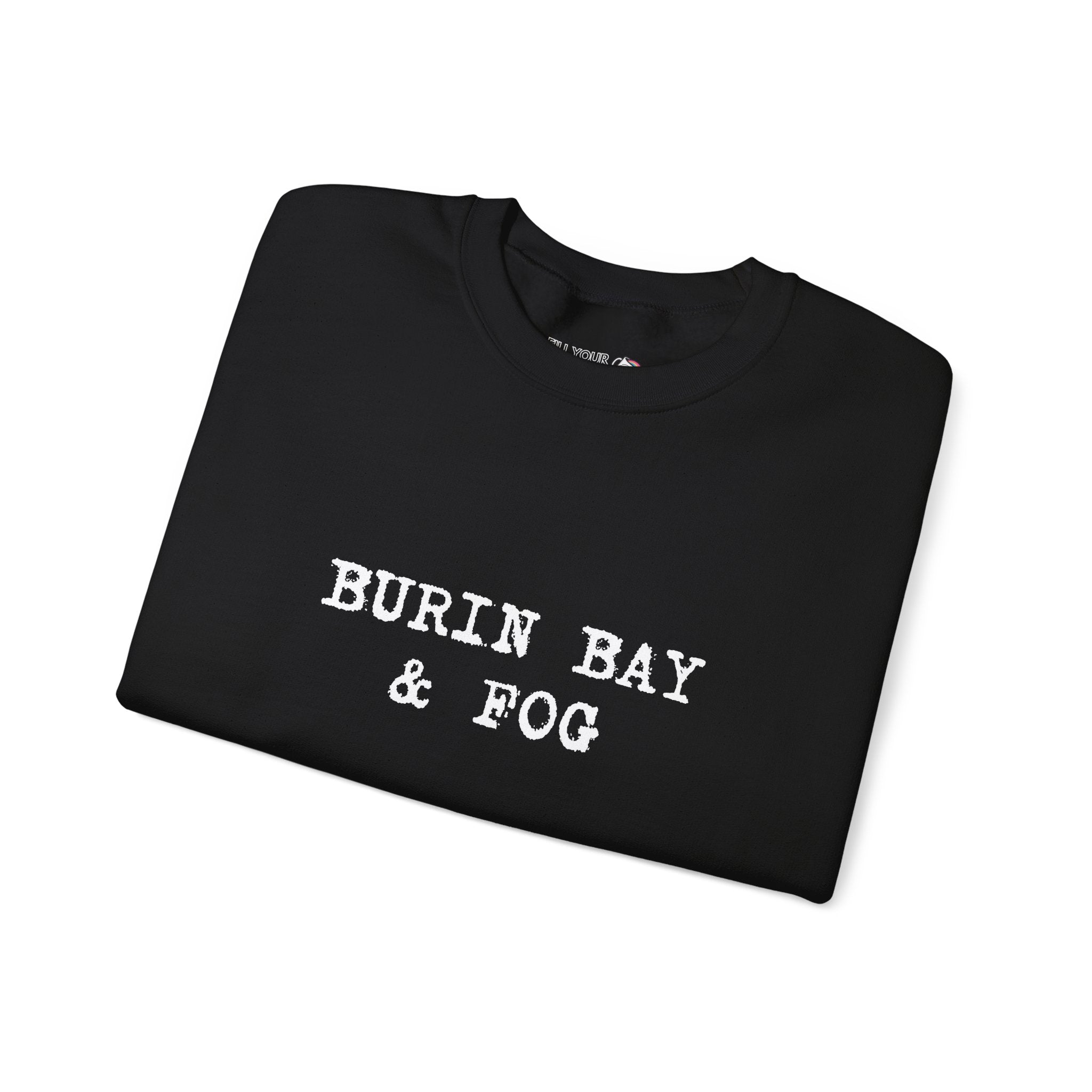 Burin Bay & Fog – Colin Hollett Crewneck Sweatshirt (Black)