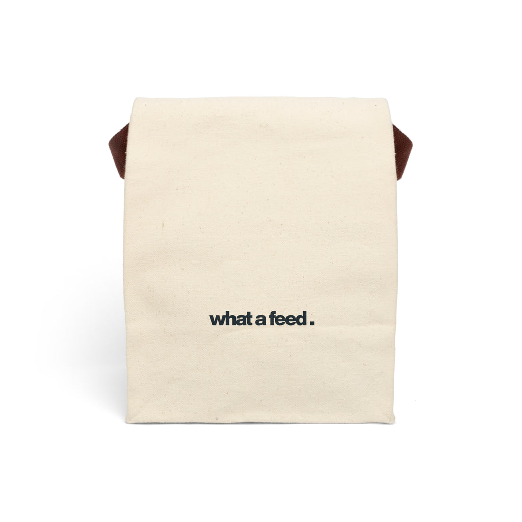 What a Feed! – Newfoundland Slang Canvas Lunch Bag