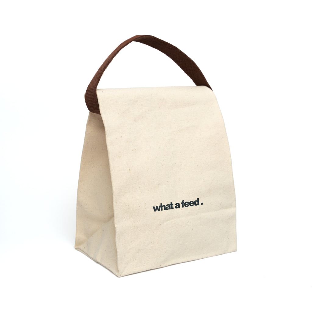 What a Feed! – Newfoundland Slang Canvas Lunch Bag
