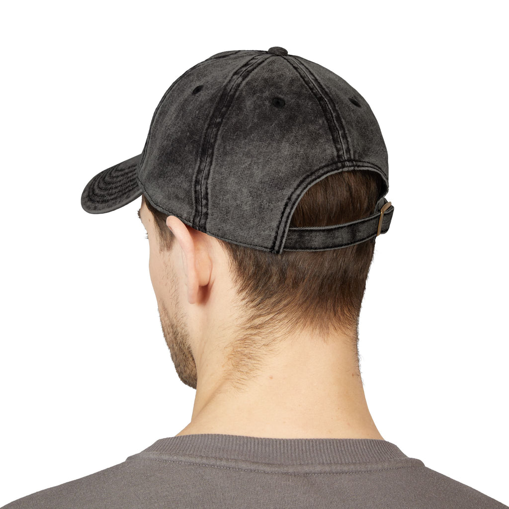 Total Streel – Newfoundland Slang Embroidered Cap (Acid Wash Black)