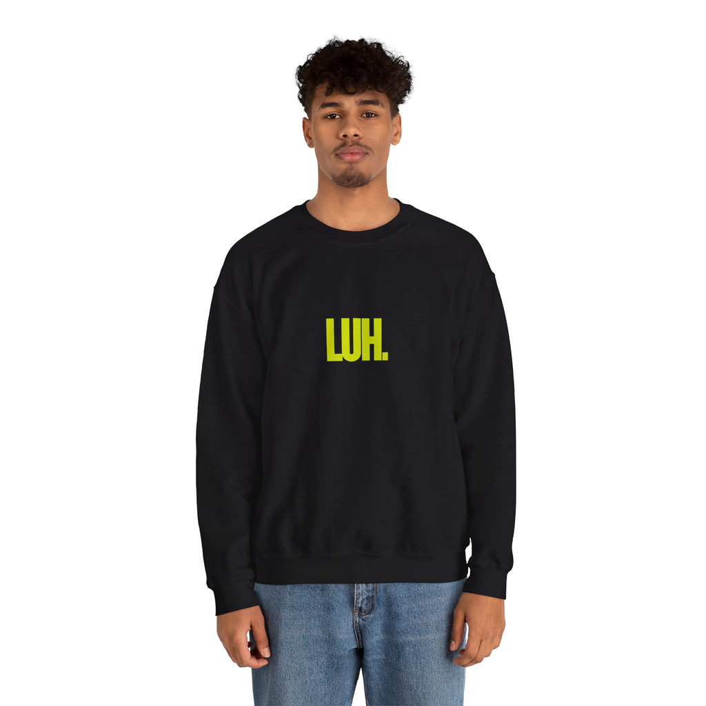 Luh. – Newfoundland Slang Crewneck Sweatshirt (Black)