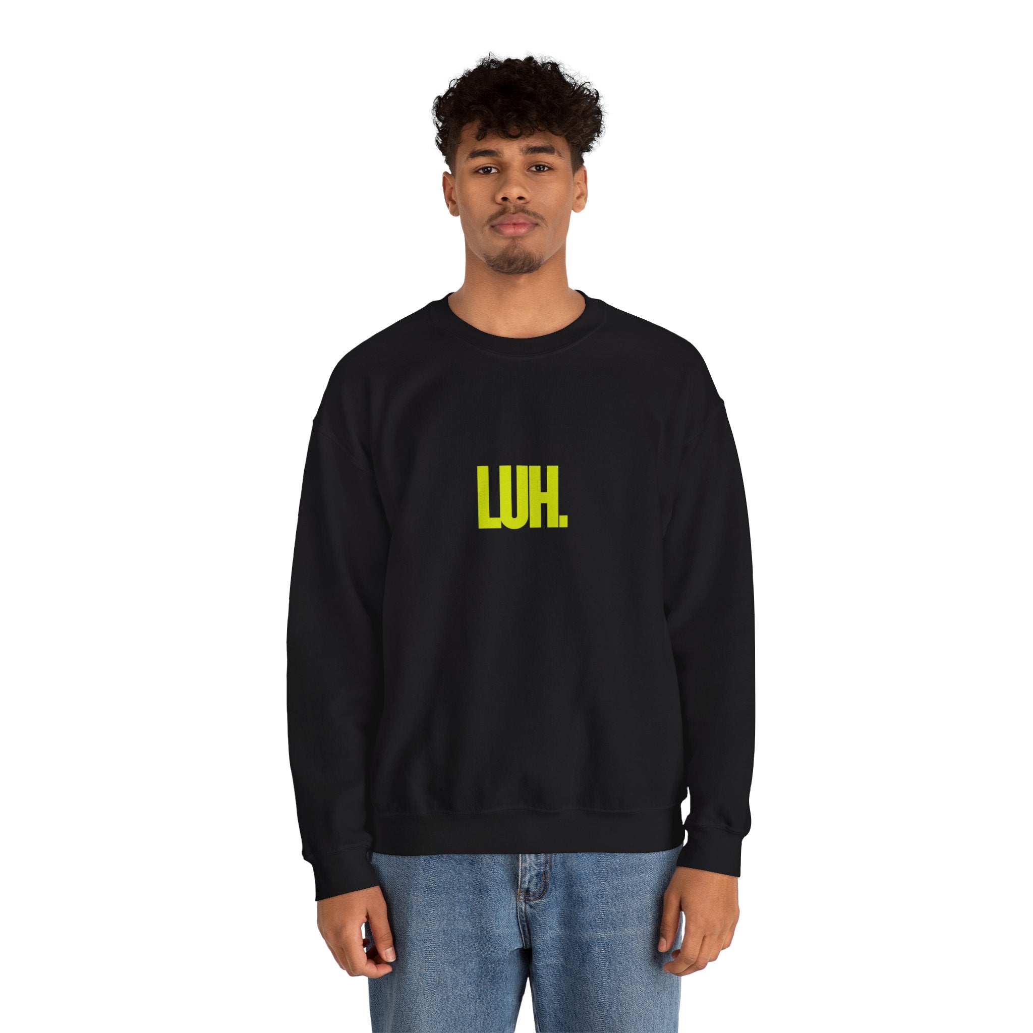 Luh. – Newfoundland Slang Crewneck Sweatshirt (Black)