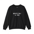 Burin Bay & Fog – Colin Hollett Crewneck Sweatshirt (Black)