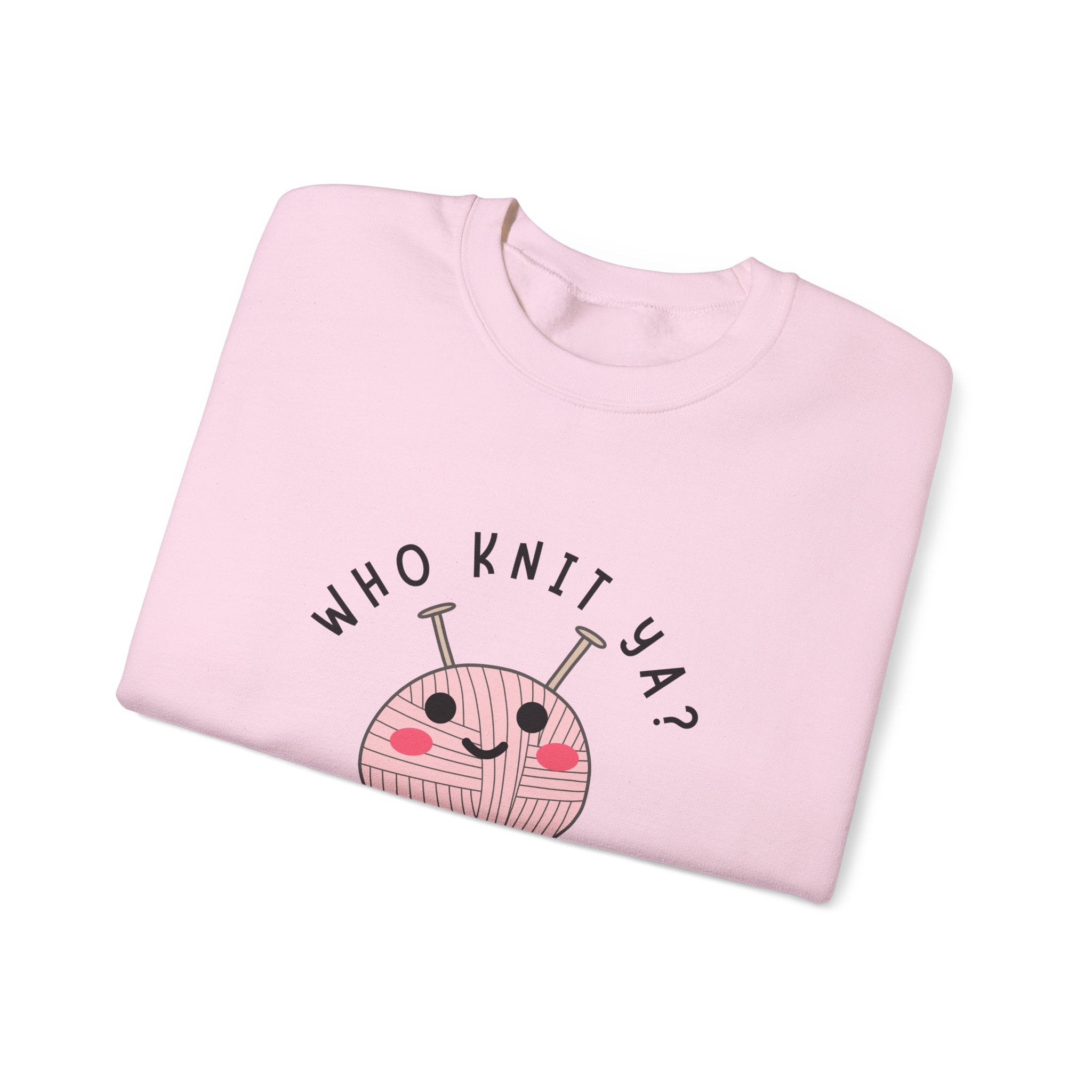 Who Knit Ya? Crewneck Sweatshirt