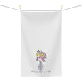 Knows Yer Not Like Yer Mudder' – Newfoundland Floral Tea Towel