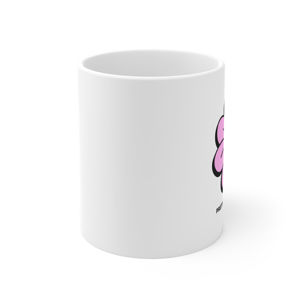 Pretty Sure I'm a Delight – Funny Flower Coffee Mug