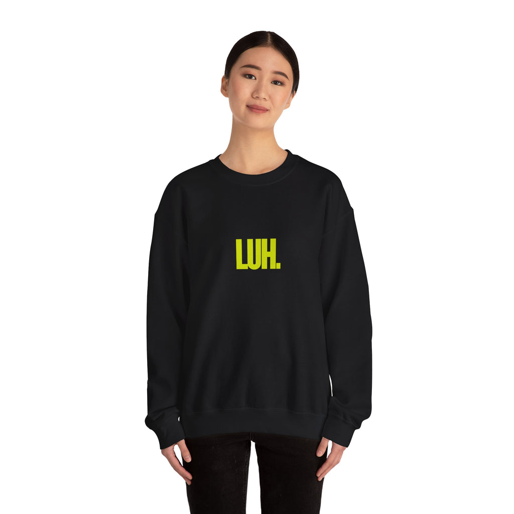 Luh. – Newfoundland Slang Crewneck Sweatshirt (Black)