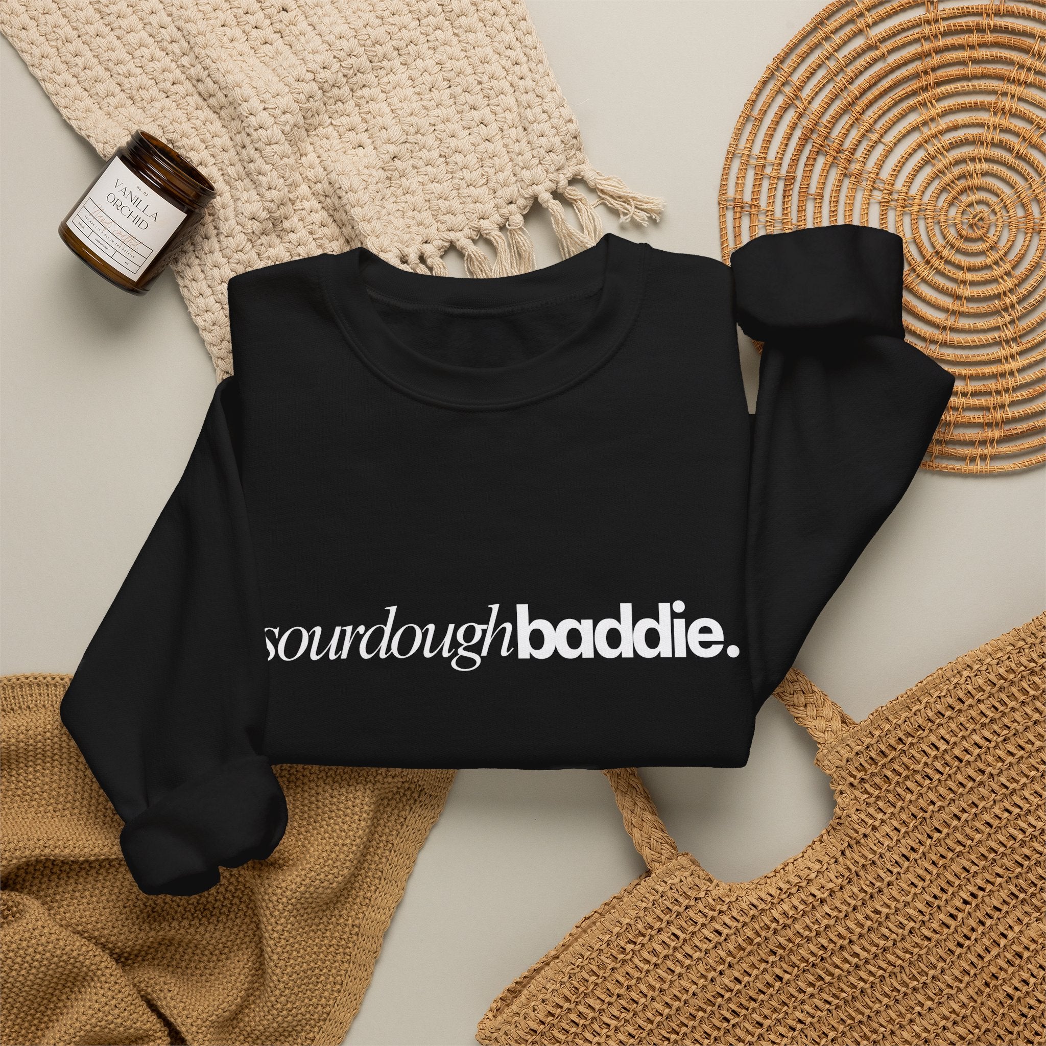 Sourdough Baddie Crewneck Sweatshirt