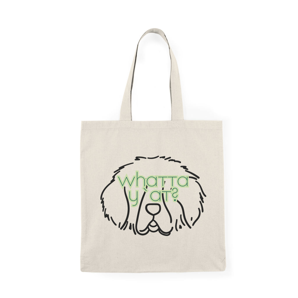 Whatta Y'at – Newfoundland Slang Tote Bag