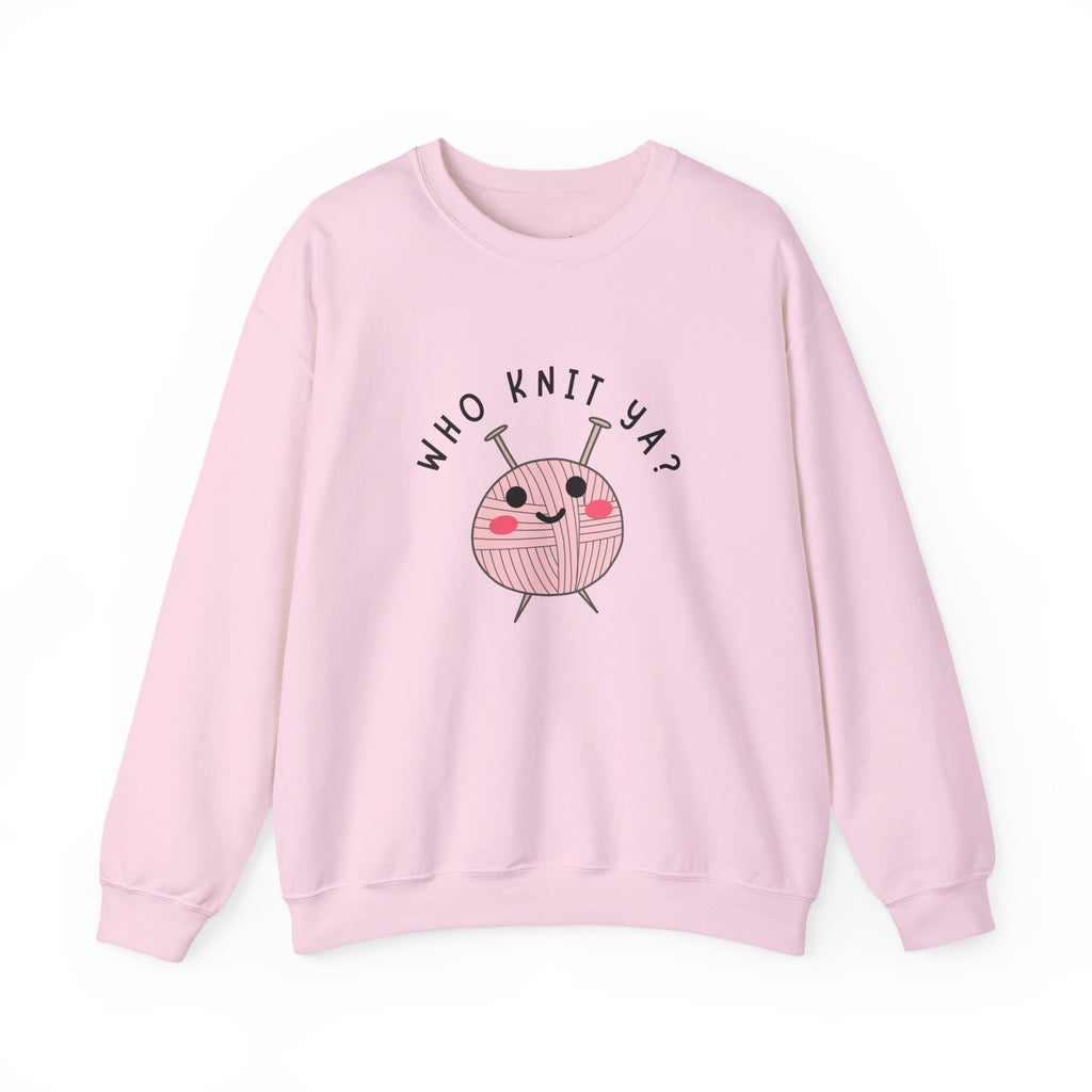 Who Knit Ya? Crewneck Sweatshirt
