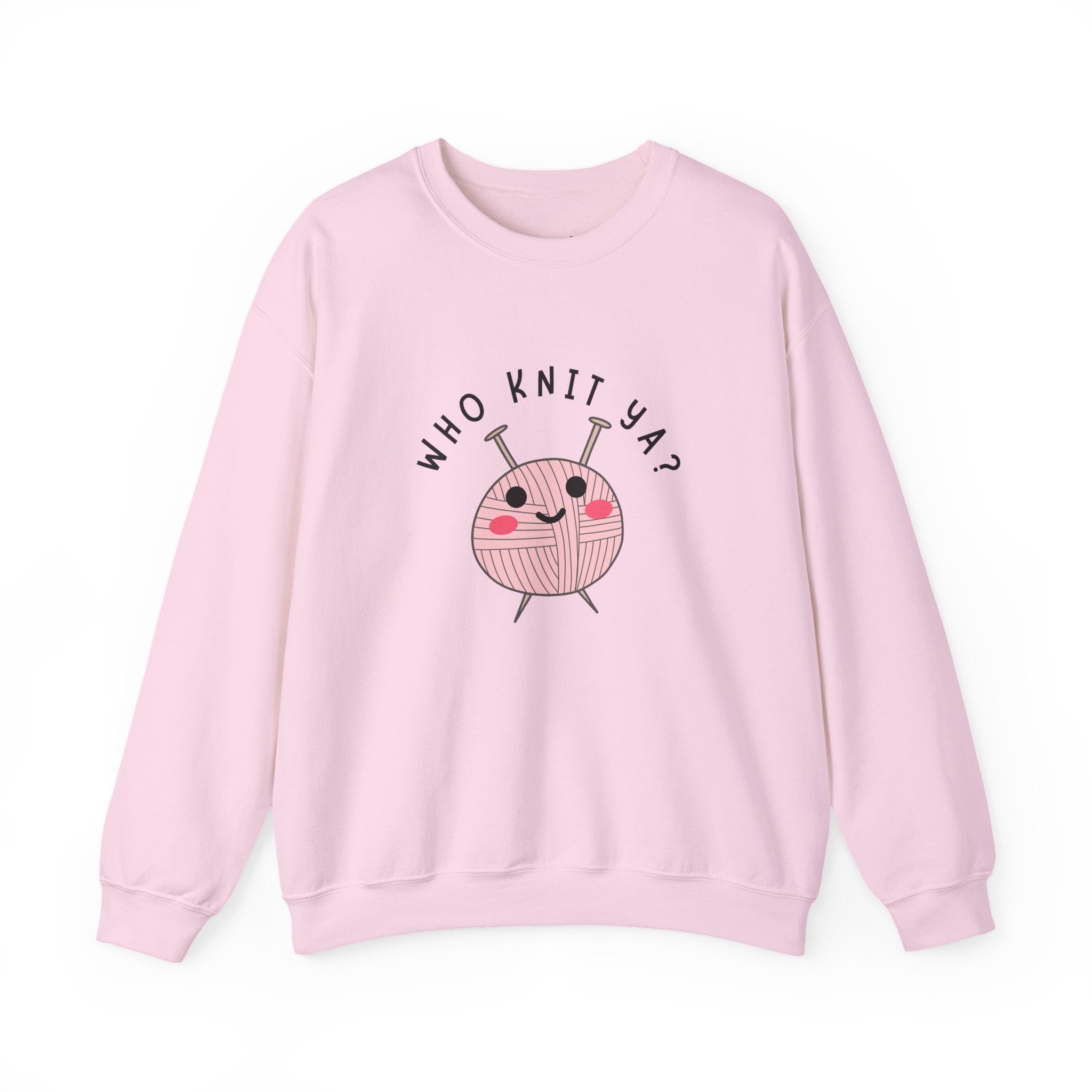 Who Knit Ya? Crewneck Sweatshirt