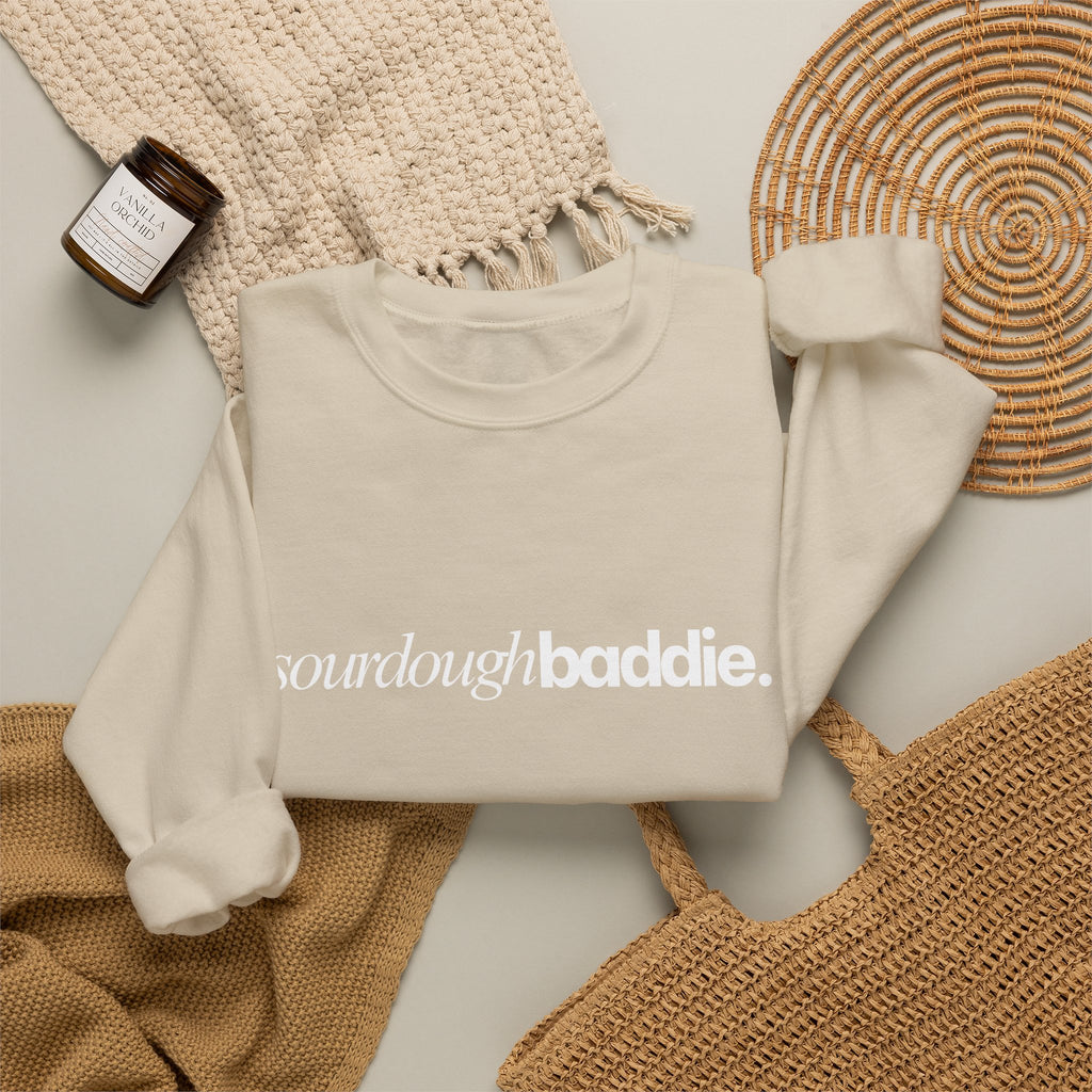 Sourdough Baddie Crewneck Sweatshirt