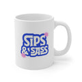 Sips & Sass Coffee Mug