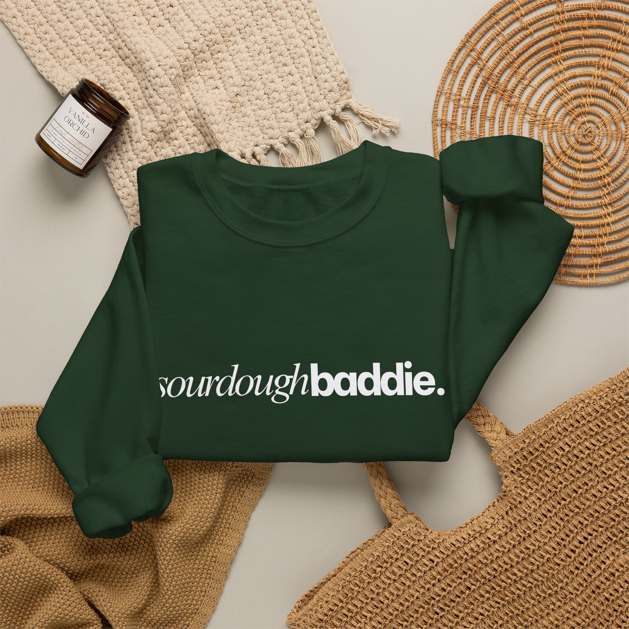 Sourdough Baddie Crewneck Sweatshirt